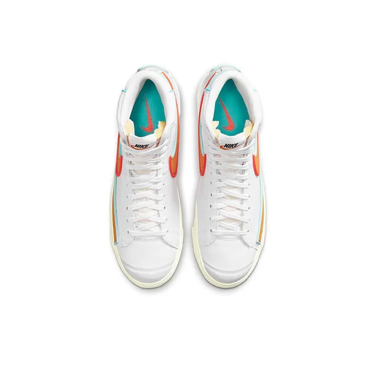 Nike Blazer Mid Infinite White Kumquat-3