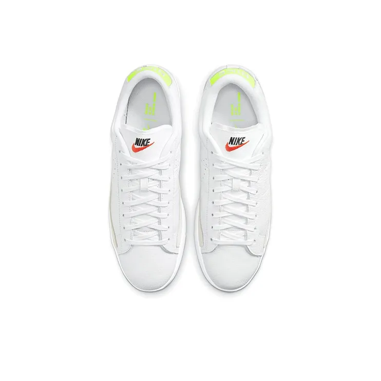 Nike Blazer Low X White Volt 'White Yellow'-3