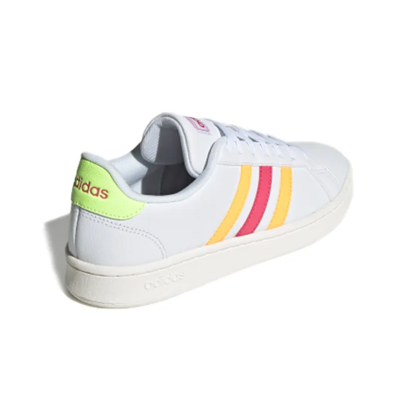 Adidas Neo Grand Court 'White Pink Orange' Women's-3