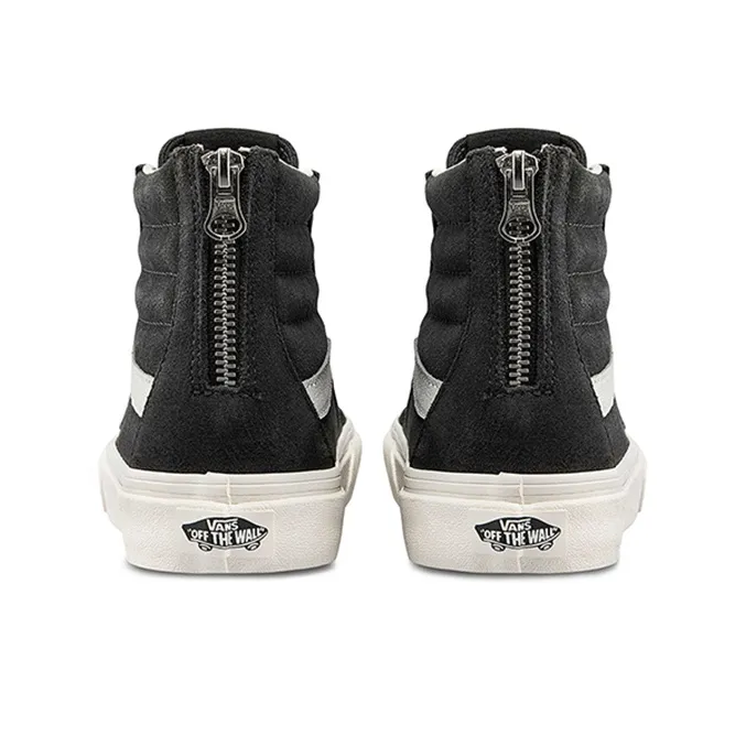 Vans Unisex SK8 High Top Sneakers Grey Charcoal Grey-3