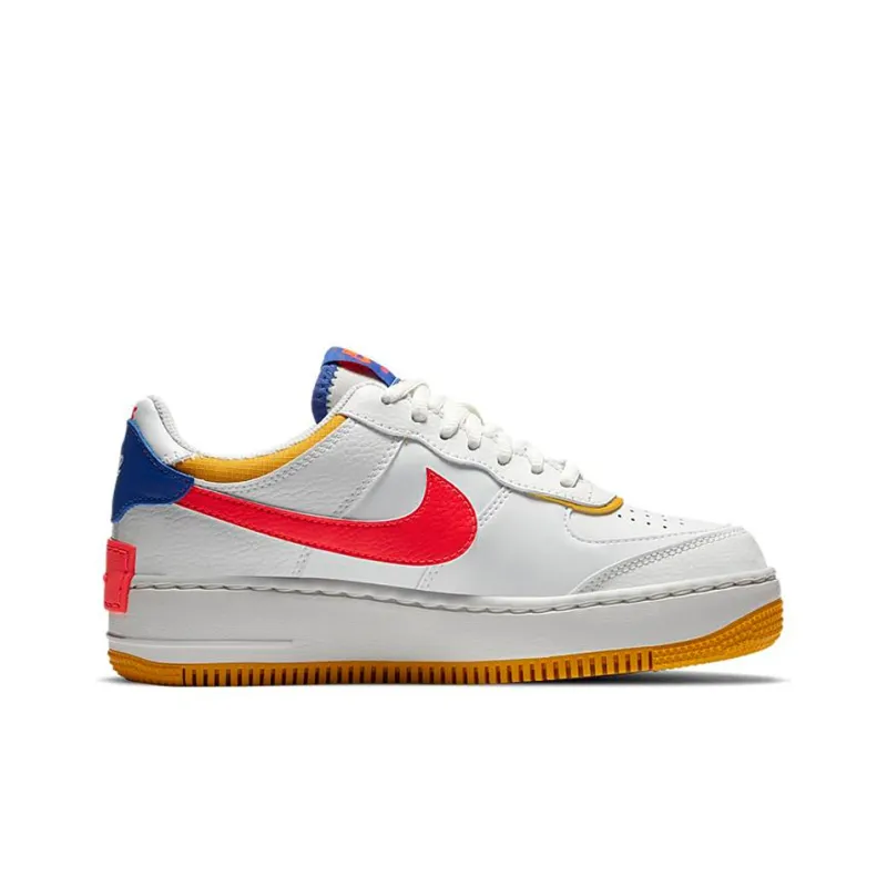 Nike Air Force 1 Low Shadow White Flash Crimson Astronomy Blue Women's-1