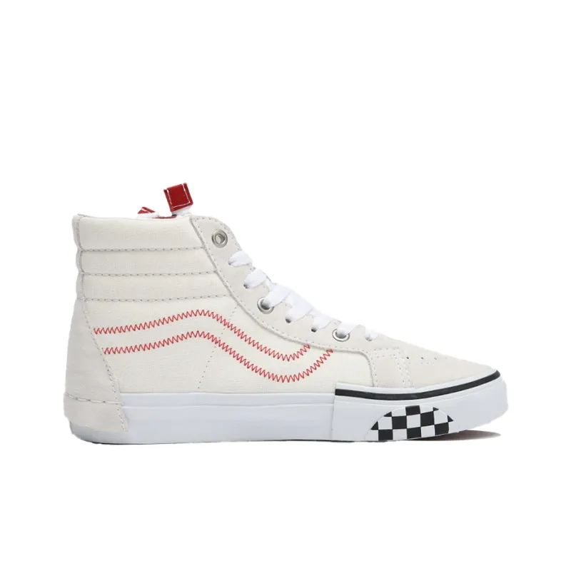 Vans SK8 HI Reissue Cap Beige/Red-1