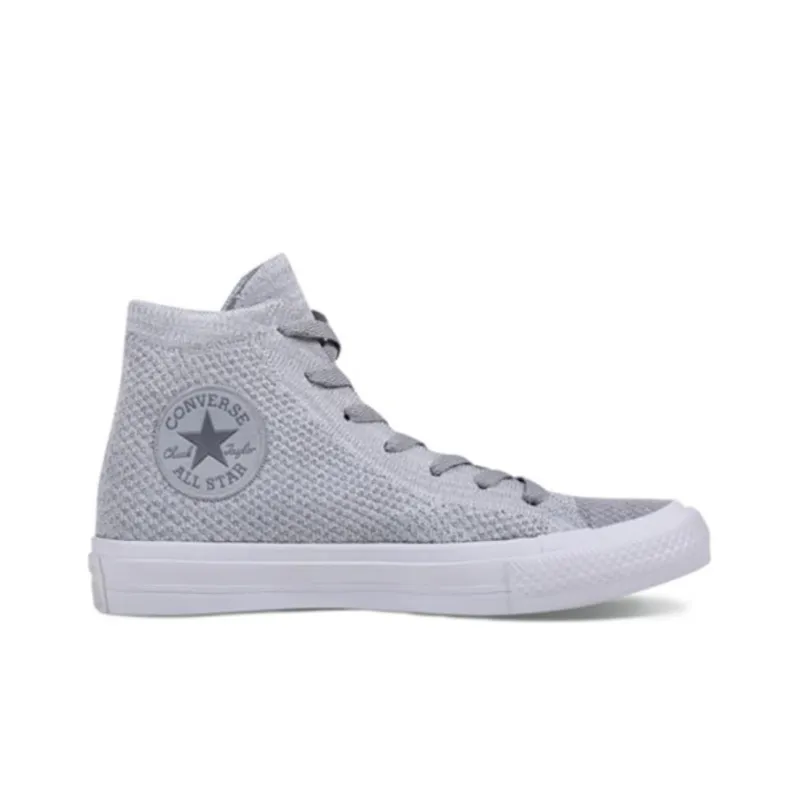 Converse Chuck Taylor All Star Ii Nike Flyknit Grey White-1