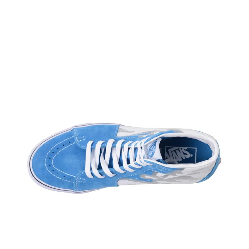 Vans SK8 HI Sky Blue 'Blue White'-3