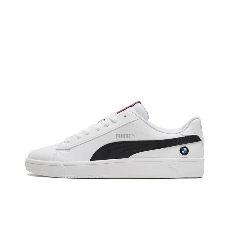 PUMA Bmw Motorsport Court White/Black/Red Casual Board Shoes-0