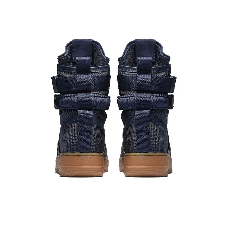 Nike Sf Air Force 1 High Navy Gum-3