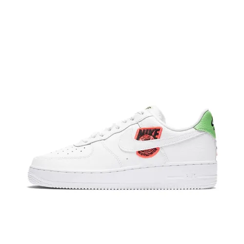 Nike Air Force 1 Low '07 Worldwide Pack Flash Crimson Green Strike Women's