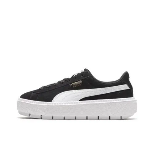 PUMA Platform Trace Skateboard Shoes Women's Low-Top Black