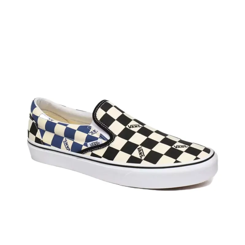 Vans Classic Slip On 'Big Check Black Navy'-2