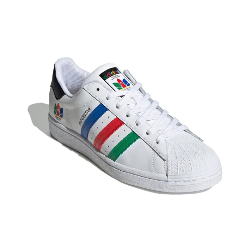 Adidas Superstar 'Colorful Trefoil Cloud White'-2