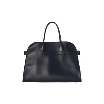 THE ROW Soft Margau Soft Luminous Leather Tote Bag Shopping Bag Handbag Women's Blue