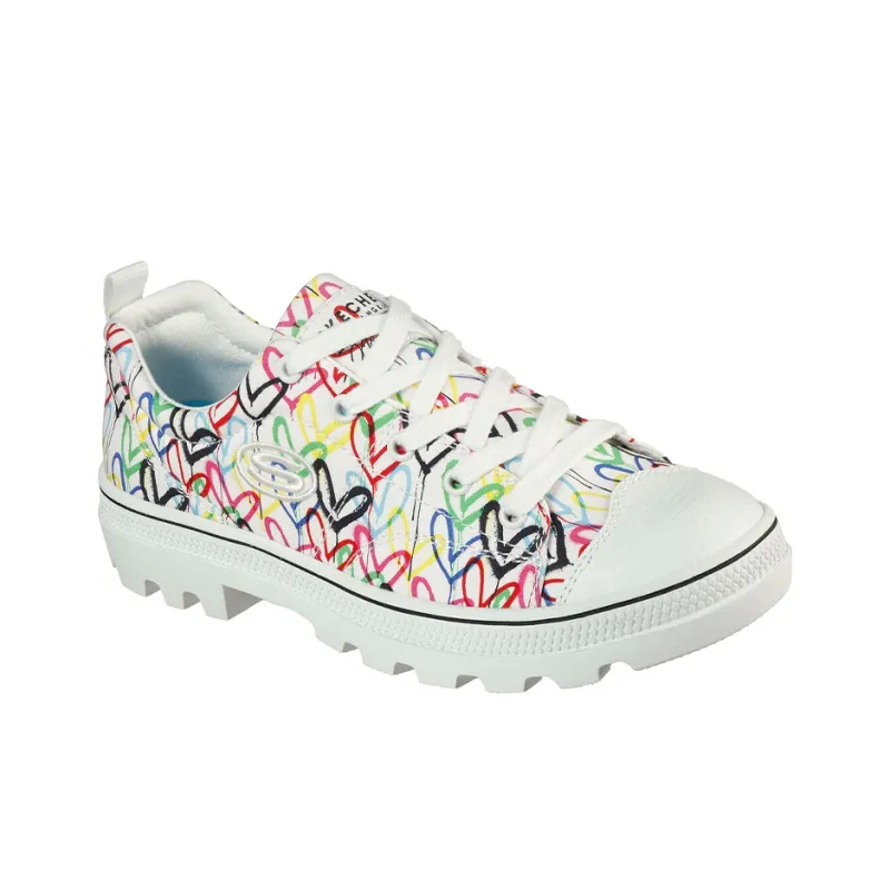 Skechers JGoldcrown X Roadies Hashtag Love 'White' Women's-2