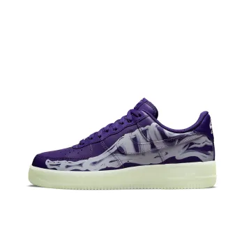 Nike Air Force 1 Low '07 Qs Purple Skeleton Halloween 2021