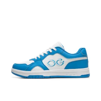 HOGK Anti-Slip Wear-Resistant Low-Top Skateboard Shoes Unisex Carolina Blue