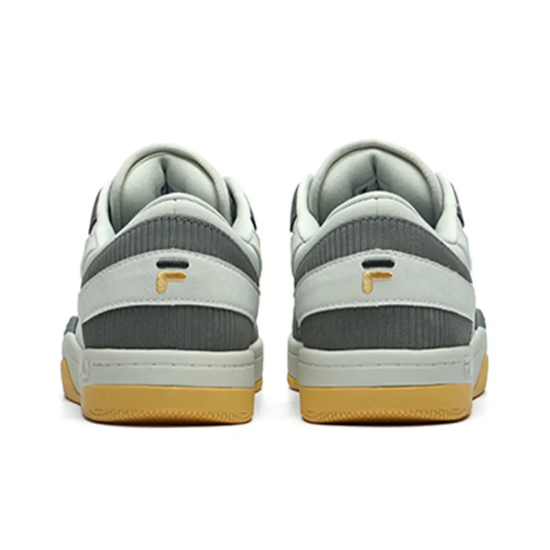 FILA FUSION T88 SKB Anti Slip Wear Resistant Low Top Skateboard Shoes Men's Celadon Gray-3