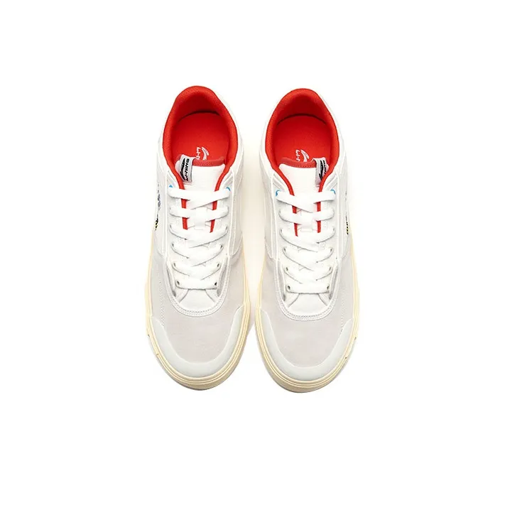 LiNing Steven Harrington X Ollie Skate Shoes 'White Grey Red' Women's-2
