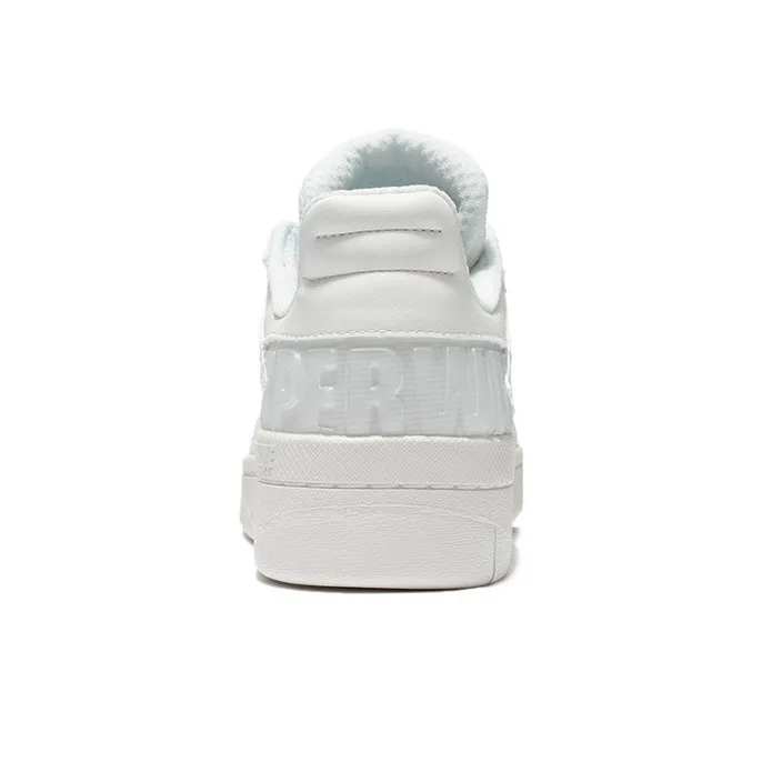 LiNing Wave Superwave Lo Lightweight And Wear resistant Low Top Skateboard Shoes Women's Snow White-3