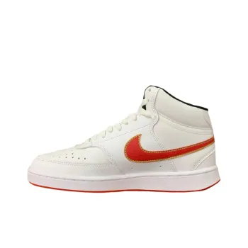 Nike Court Vision Mid White/Red Women's
