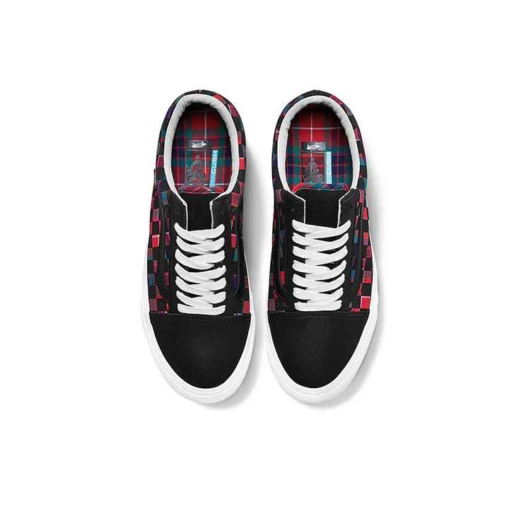 Old Skool Baracuta X Vans Vlt Lx 'Black Tartan Checkerboard'-2