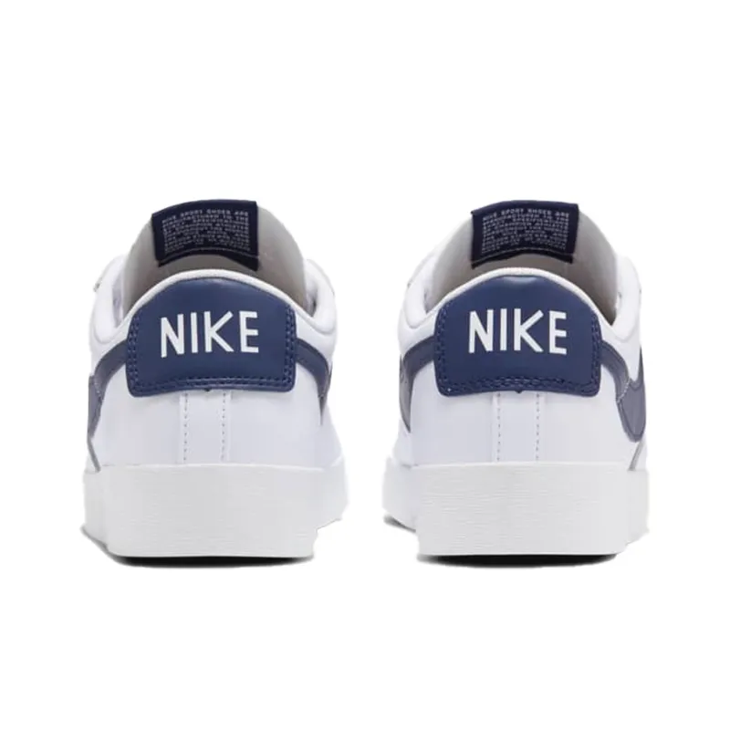 Nike Blazer Low Le White Navy Women's-4
