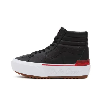 Vans Waffle Lovers SK8 HI Stacked High Top Sneakers Black/White Women's