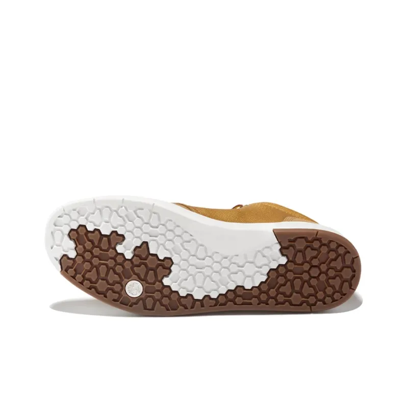 Timberland Davis Square Chukka Leather And Fabric Boots 'Wheat'-5