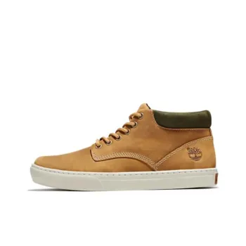 Timberland Skateboard Shoes Men Mid Top Yellow