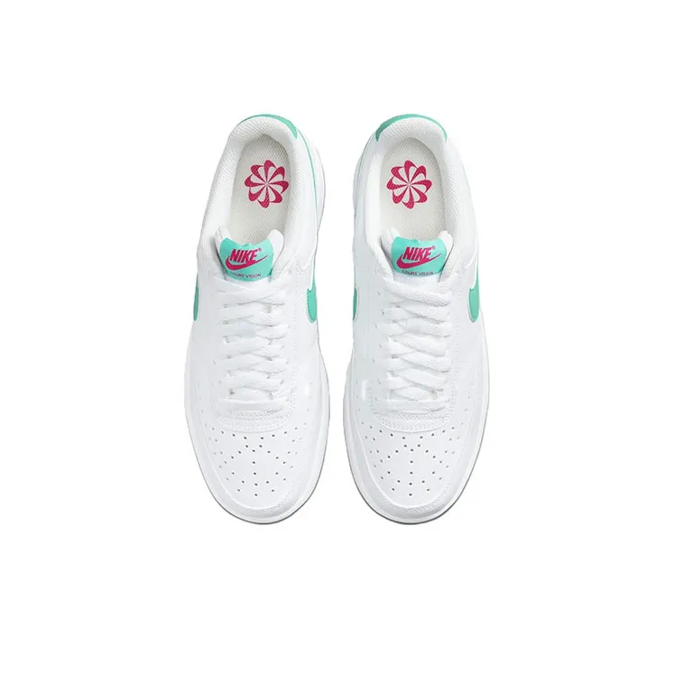 Nike Court Vision Low 'White Washed Teal' Women's-3