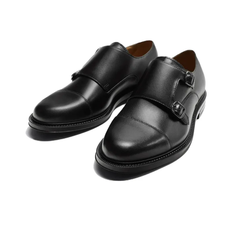 ZARA Dress Shoes Men Low-Top Black-1