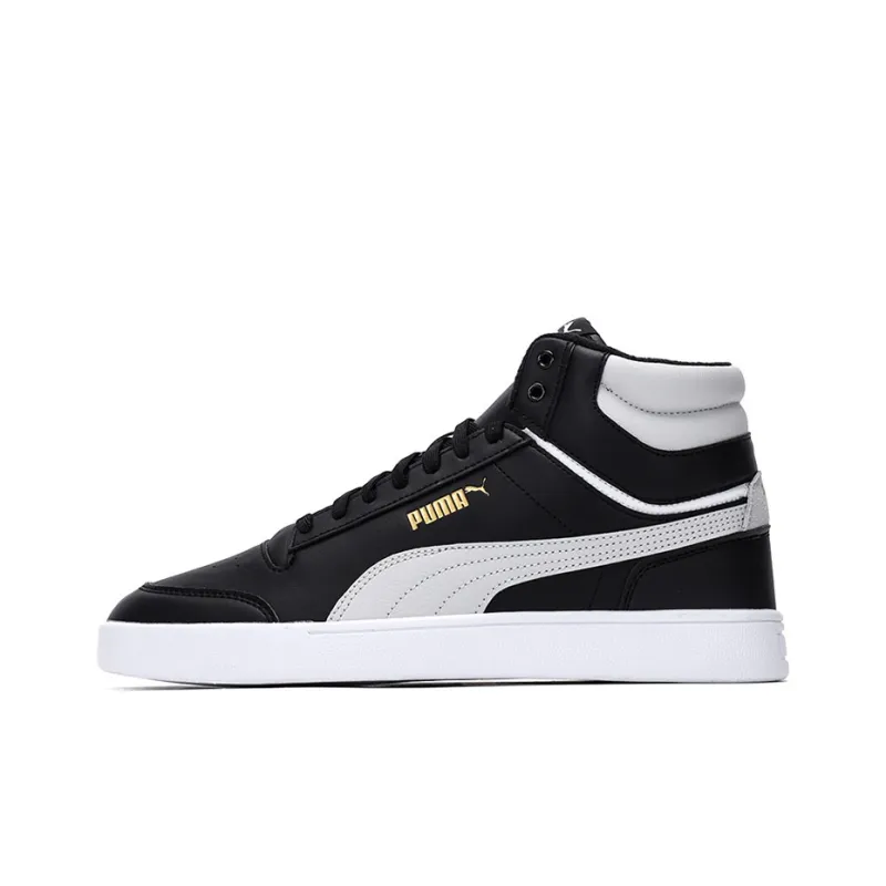PUMA Shuffle Mid Wtr 'Black White Team Gold'-0