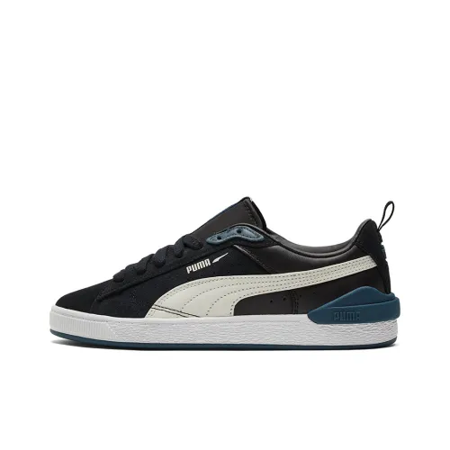 PUMA Suede Skateboard Shoes Unisex Low-Top Black