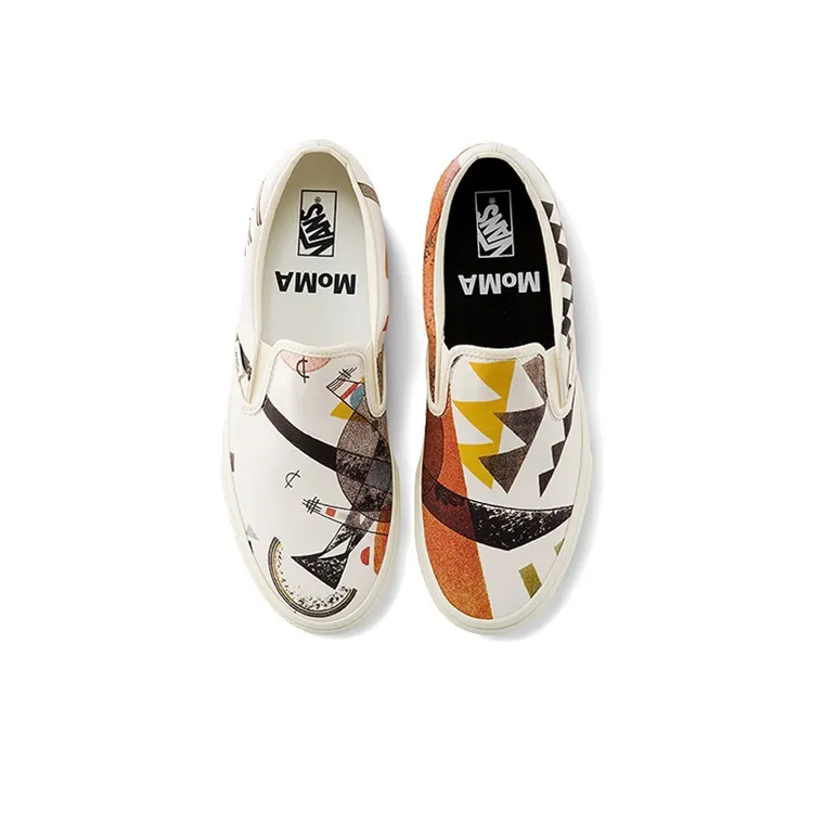 Vans MoMA X Classic Slip On 'Vasily Kandinsky's Orange'-3