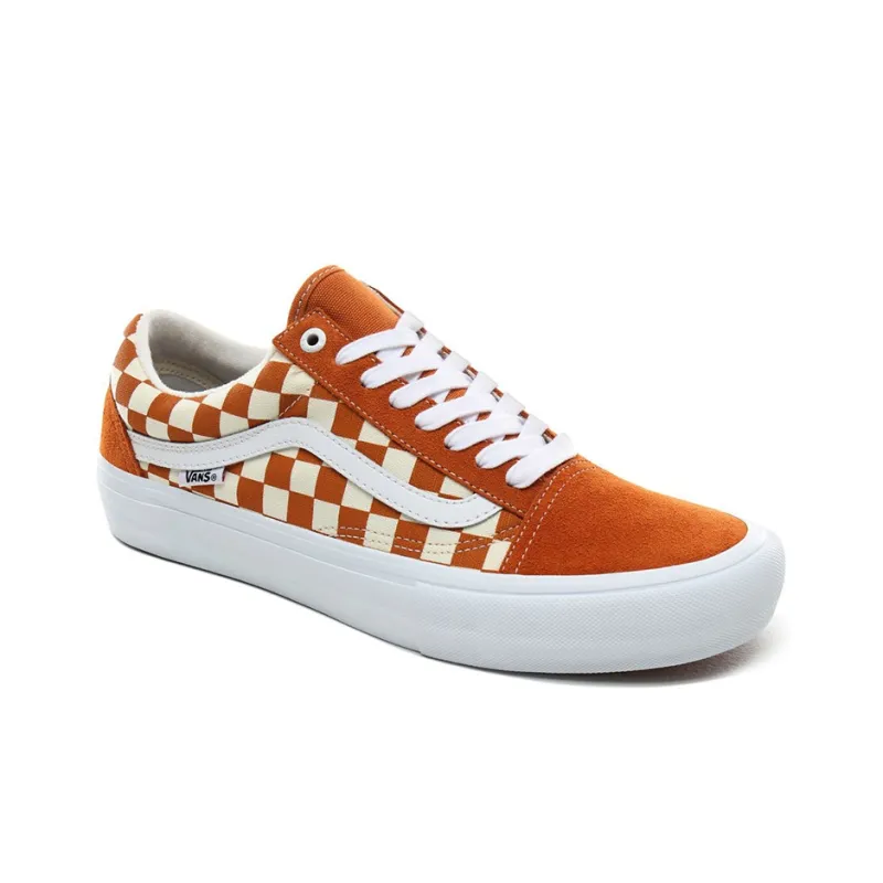 Vans Old Skool Pro 'Golden Oak Checkerboard'-2