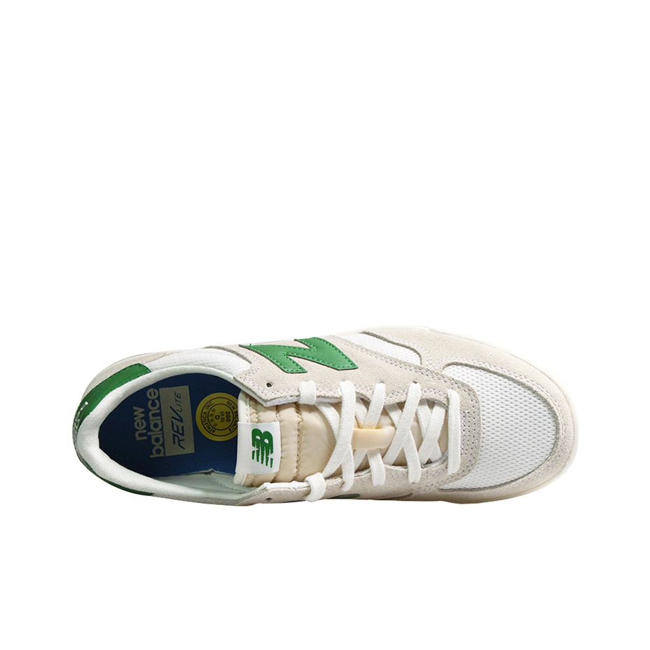 New Balance 300 Series Retro Low Tops Casual Skateboarding Shoes Unisex White Green POIZON