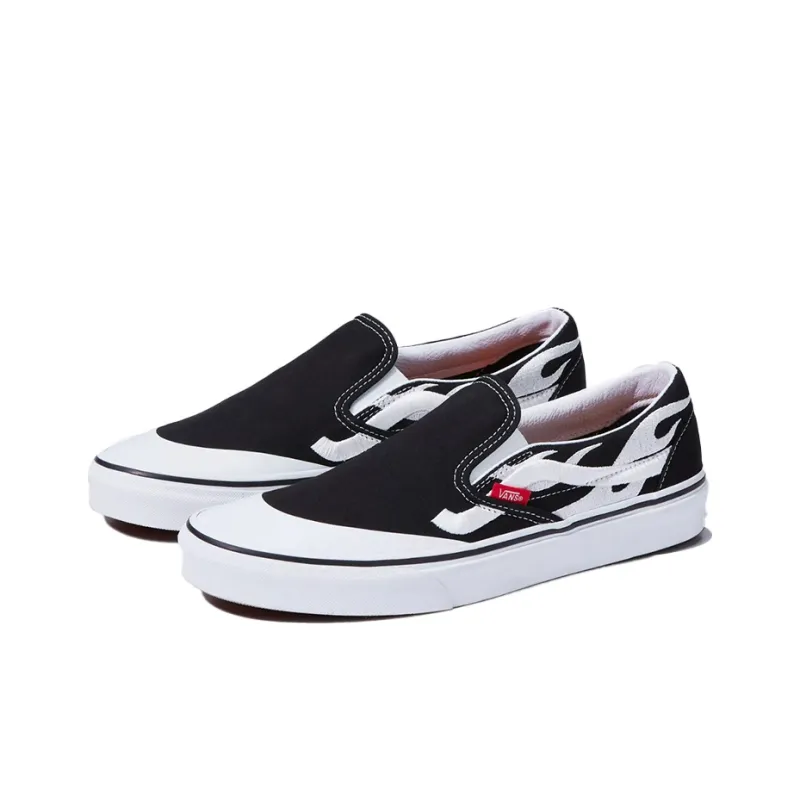 Vans A$AP Worldwide X Pacsun X Vans Unisex Slip On Casual Sneakers Black/White-2