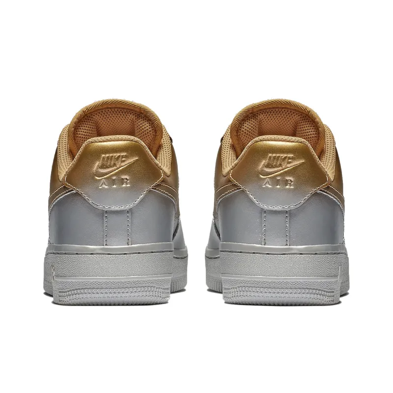 Nike Air Force 1 Low Gold Silver Women's-4