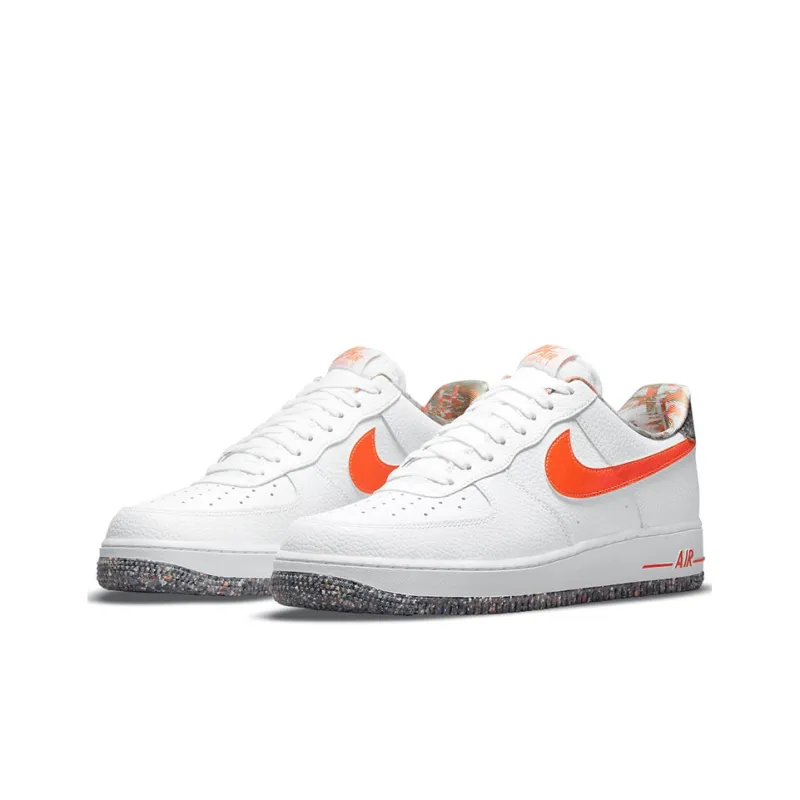 Nike Air Force 1 Low White Team Orange Grind-1