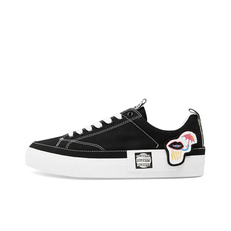 Kappa Low Top Skateboard Shoes Unisex Black-0