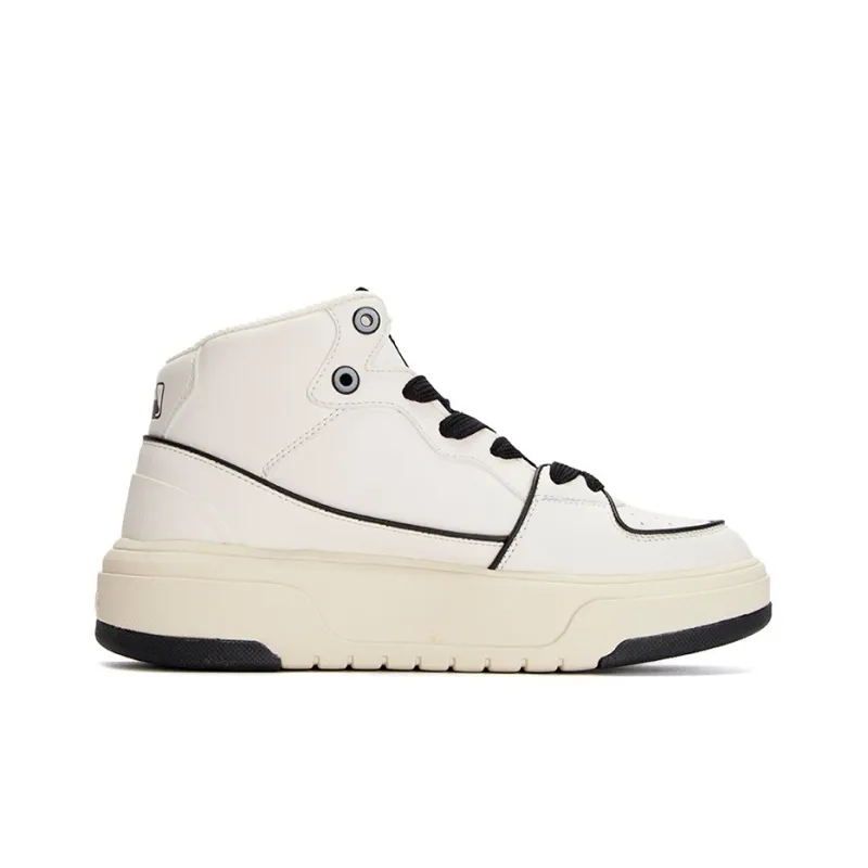 MLB Chunky Liner High New York Yankees High Top Skateboard Shoes Unisex White-1