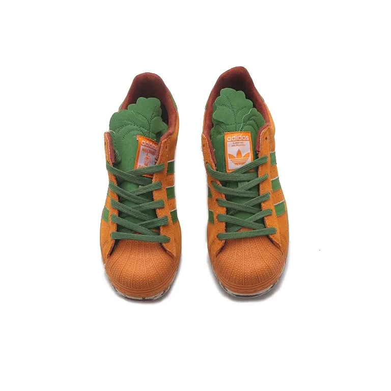 Adidas Originals Melting Sadness X Adidas Originals Originals Superstar Carrot 'Orange Green'-2