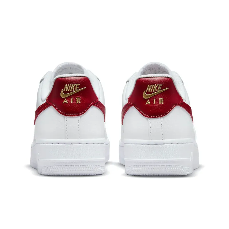 Nike Air Force 1 Low Essential Gym Red Mini Swoosh Women's-4
