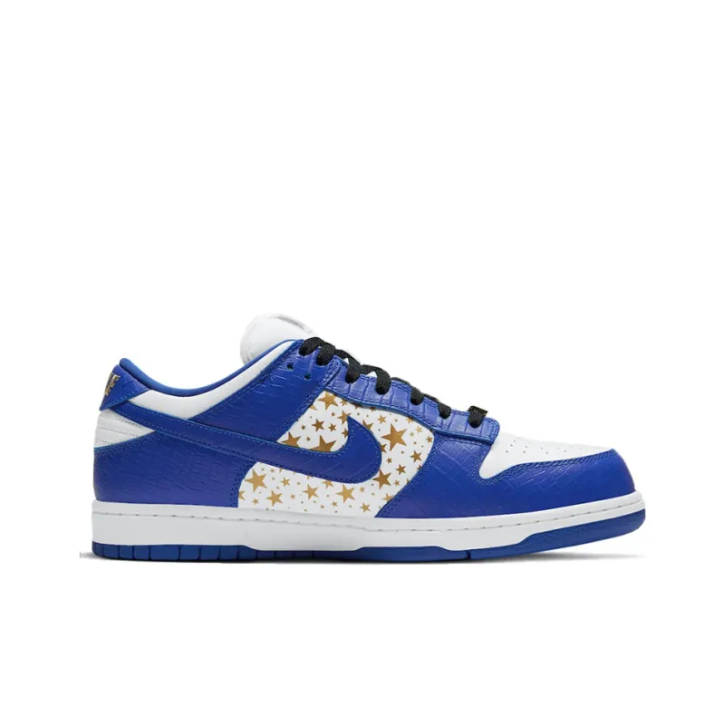 Nike Sb Dunk Low Supreme Stars Hyper Royal 2021-1