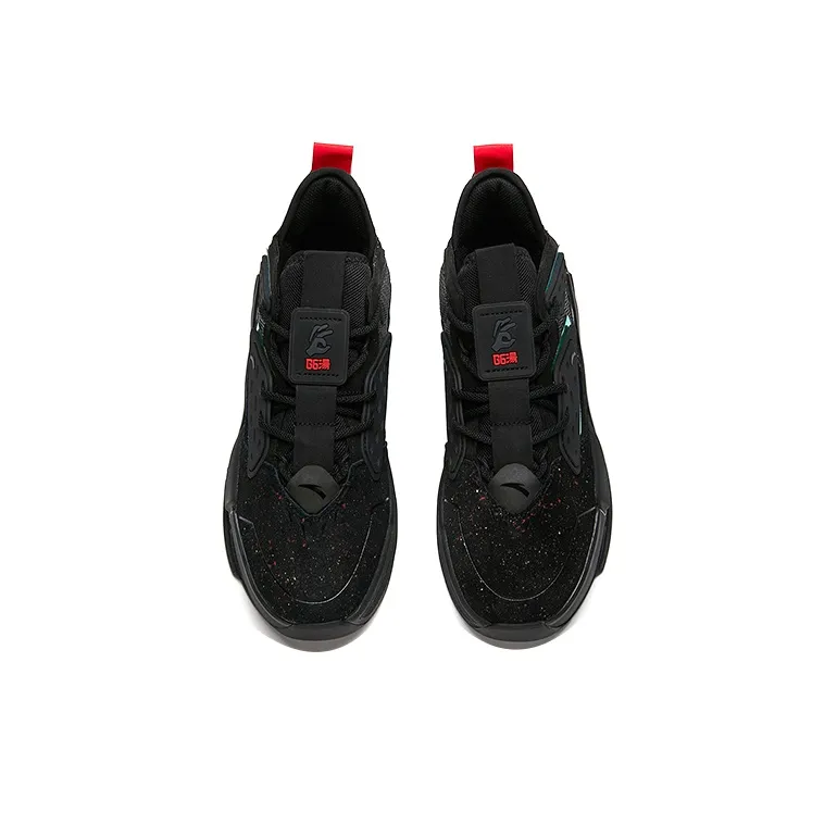 Anta Life Collection G6 Soup Lightweight, Breathable, And Abrasion Resistant Low Top Skateboard Shoes Men's Black-2