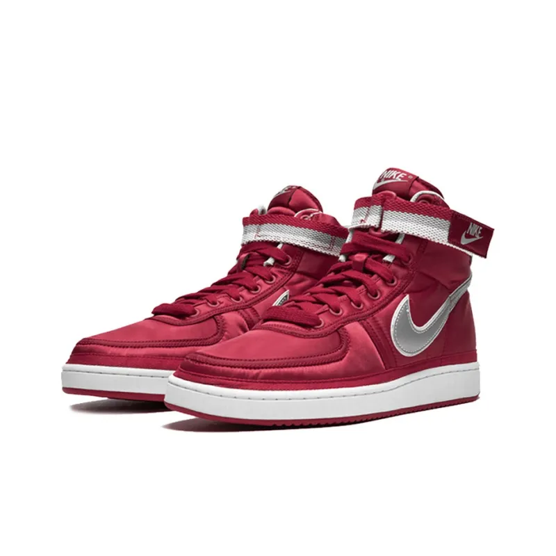 Nike Vandal High Supreme University Red Metallic Silver-1