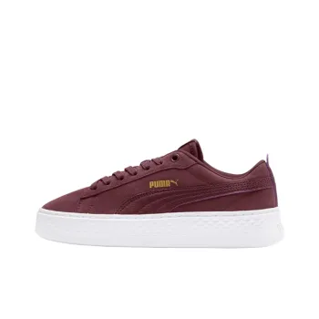 PUMA Smash Platform Sd Casual Board Shoes Red Women's
