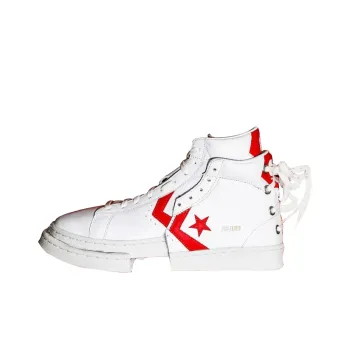Feng Chen Wang x Converse Cons Pro Leather High Top Skateboard Shoes Unisex White