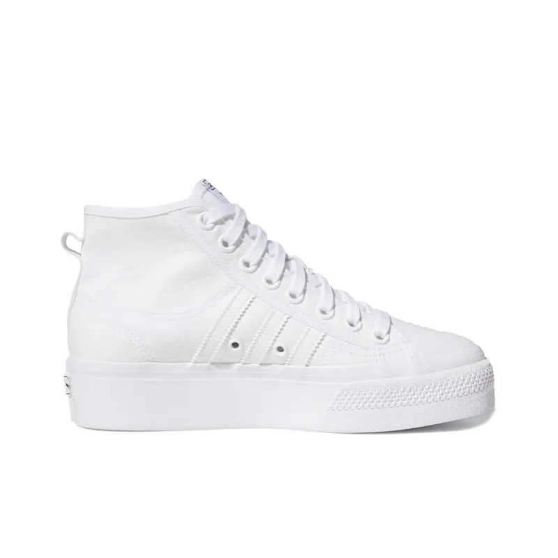 Adidas Nizza Platform Mid Cloud White Women's-1