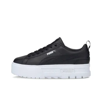 PUMA Mayze Skateboard Shoes Women's Low Top Black/White