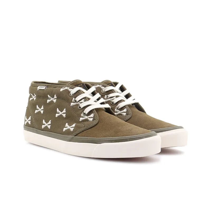 Vans Chukka Boot Wtaps Olive Crossbones-2