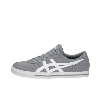 Asics Aaron Anti Slip Wear Resistant Low Top Skateboard Shoes Unisex Gray White